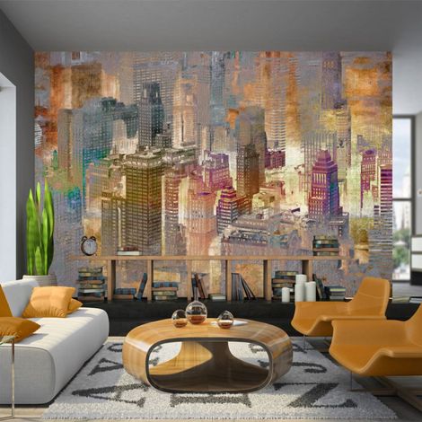Papier Peint "City in the Mist" 140 x 200 cm (1/2)