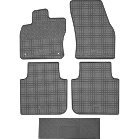 RIGUM 904055 Fußmatten + 900101 Abdeckung – Volkswagen Tiguan Allspace SUV ab 2017, Fußraum AV2 vorne – EINBAUBAR