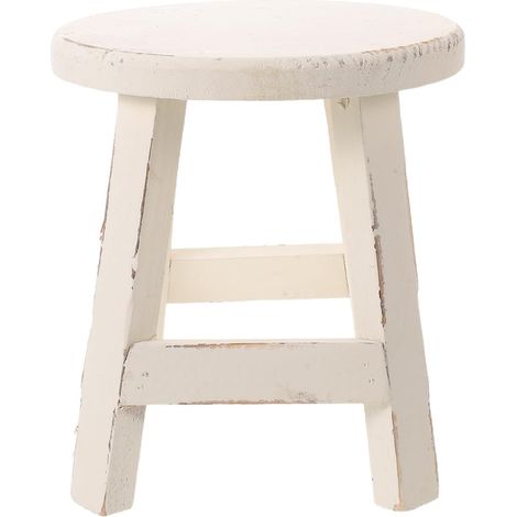 Gartenhocker aus Holz für Blumentöpfe 18 cm hoher Stand für