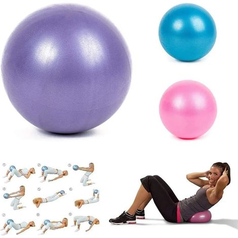 Rutschfester, ultraleichter, weicher Pilates-Ball aus Leder - Kleiner Fitnessball (1/5)
