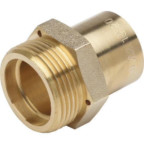 Mamelon mâle M6/20 cuivre diamètre 22 - BANIDES - 230506