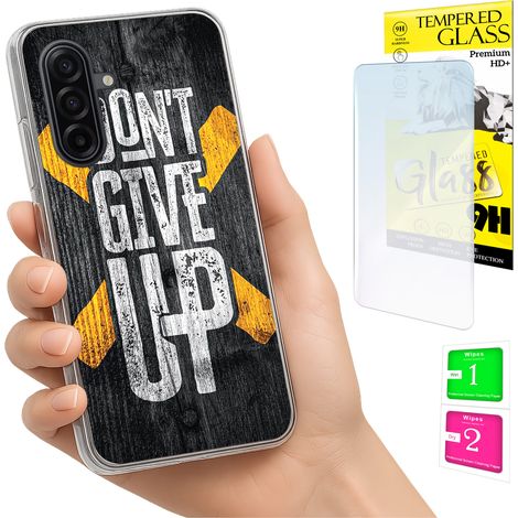 Custodia per Samsung Galaxy A17 5G, cover fotografica, cover posteriore + vetro 9H (1/5)