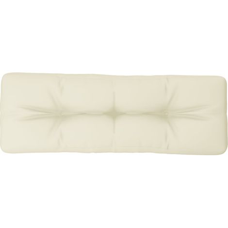 Maison Exclusive - Cuscino per Pallet Crema 120x40x12 cm in Tessuto