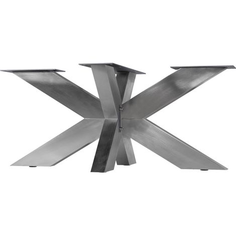 Base para mesa Duncan de acero inoxidable 98x58x43 cm Acero inoxidable