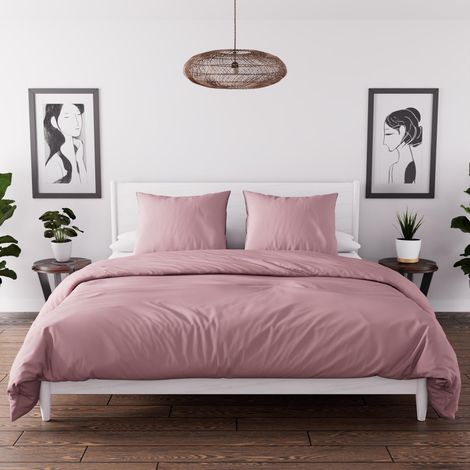 Intemporel Boemia Set Copripiumino Microfibra, Rosa, 260 x 240 cm (1/3)