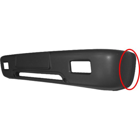 PARAURTI ANTERIORE CON FORI FENDINEBBIA CON SOFFIETTI LATERALI - NISSAN - Cabstar 1999-2003 - 620109X503 - 620109X505