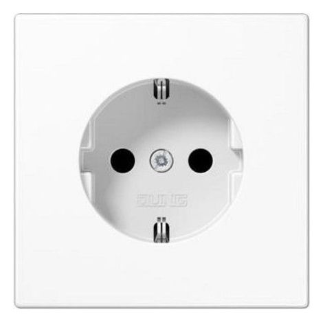 Socle prise Schuko 16A 250V blanc JUNG LS1521KIWW