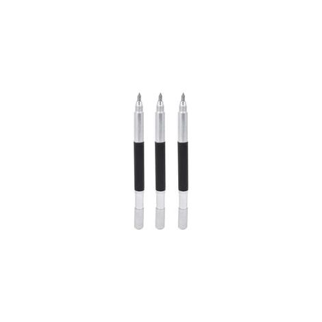 3pcs Stylo de Gravure à Pointe en Carbure de Tungstène à Double Tête, Stylo de Gravure de Gravure sur Métal Bricolage Graveur Graveur Outils pour Verre Métal Bois Céramique Pierre (1/5)