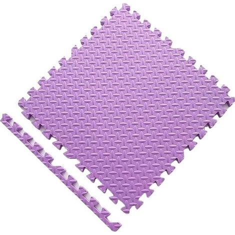 Tapis de Jeu Modulable Bébé - 10 Pièces 30x30cm - Surface Protégée pour Ramper et Yoga Enfant (1/5)