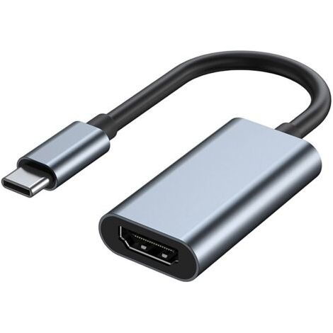 Adaptateur USB C vers HDMI 4K – Compatible MacBook Pro, iPad Pro, Chromebook – Plug and Play – Résolution jusqu'à 3840 x 2160
