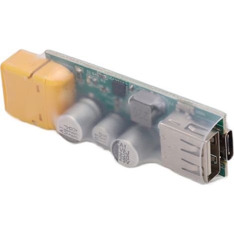 Chargeur rapide USB pour batterie RC avec prise XT60, compatible avec les batteries LiPo de modèles réduits d'avions RC. (1/5)