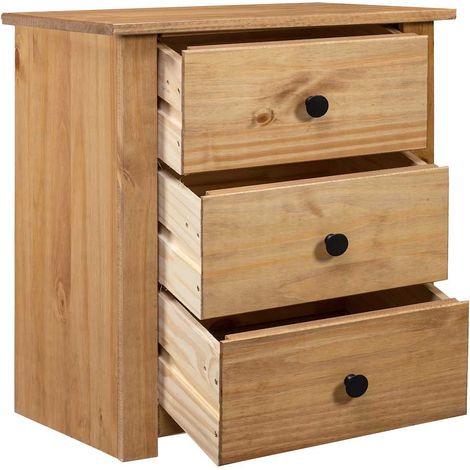 Maison Exclusive - Table de chevet 46x40x57 cm Pin Gamme Panama (1/5)