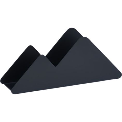 Porte Serviettes Vertical Support Pratique pour Et Mouchoirs Cuisine Restaurant Ou Hôtel 1 pièce Noir (1/5)