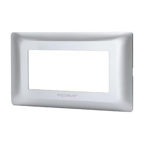 PLACCA COPRIFRUTTI ABM - ARGENTO POSTI 4 MM 140X85- 8 pezzi