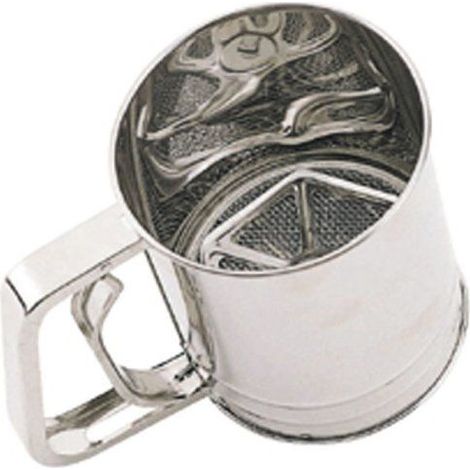 KitchenCraft Tamis à farine de farine avec poignée de acier inoxydable, 3 tasses (1/2)