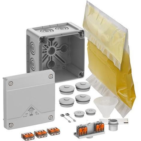 Spelsberg Caja de empalme estanca gris IP68 VDE