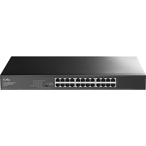 Cudy GS1024E 24-Port Smart Managed Gigabit Switch, Plug (1/5)