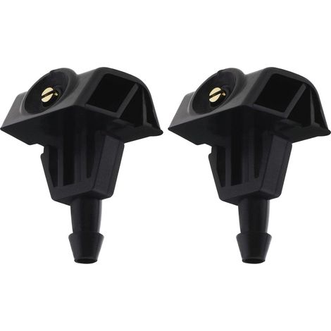 2 x Windscreen Wiper Nozzles 289329U000 Replacement Compatible with Note 2006-2013 Front Washer Sprinkler Black (1/5)