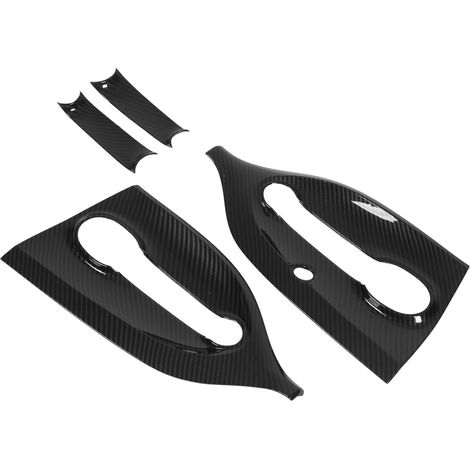 Kit de cache-poignée de porte extérieure couleur fibre de carbone pour Smart Fortwo C453 A453 2016-2021 (1/5)