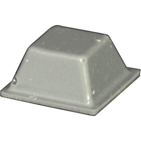 N/A TOOLCRAFT PD2126G autocollant, carré gris (L x l x H) 12.6 x 12.6 x 5.7 mm 1 pc(s)