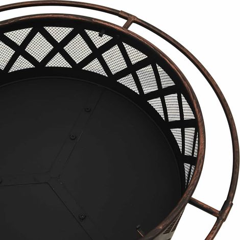 Maison Exclusive - Foyer rustique avec tisonnier 76 cm XXL Acier (1/5)