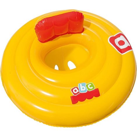 TRADE SHOP - Salvagente Gonfiabile Rotondo Con Mutandina Diametro 69 Cm Giallo - (1/4)