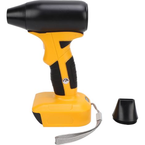 Souffleur sec à Jet 18V, haute puissance, moteur sans balais 130000 tr/min, puissant plumeau à Air comprimé portatif pour le nettoyage de voiture, jaune (1/5)