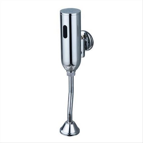 Urinoir à détection automatique, valve de chasse murale pour urinoir, système de rinçage sans contact, modèle capteur infrarouge, installation fixe, équipement sanitaire pour WC public. (1/5)