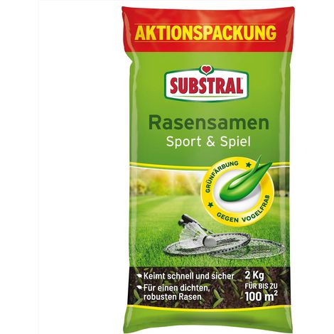 Graines substral sport et spiel 2 kg gazon résistant (1/5)