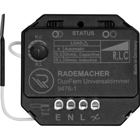 ACTIONNEUR DE VARIATEUR UNIVERSEL RADEMACHER DUOFERN WR RADEMACHER 35140462 ENCASTRABLE 1 CANAL 100 M (1/3)