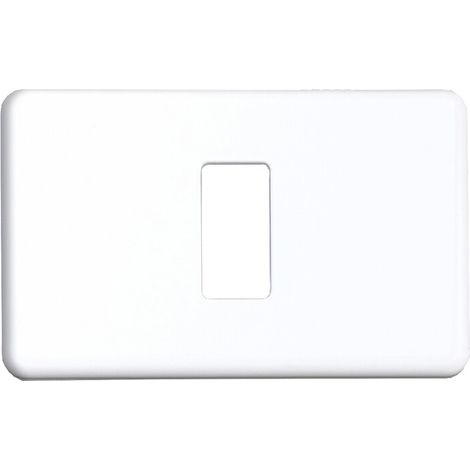 2PZ COPRINTERRUTTORE PLASTICA MINUMET MISURA A BIANCO (1/2)