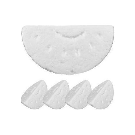 Lot de 5 fausses pastèques en mousse, modèles créatifs pour loisirs créatifs.
