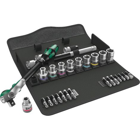 Wera 8100 SC 9 Zyklop Speed-Knarrensatz, 1/2"-Antrieb, zöllig, 28-teilig (1/5)