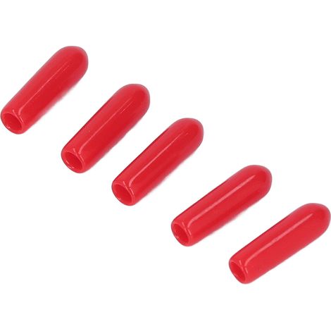 200 Capuchons Filetés PVC Souples pour Vis, Couvres-Écrous Protecteurs Anti-Flammes et Résistants à la Corrosion, 4mm/0.16in
