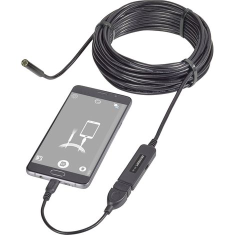 VOLTCRAFT VC-8919590 USB-Endoskop Sonden-Ø: 8 mm Sonden-Länge: 9.85 m