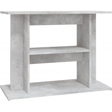 Support pour aquarium Meuble pour Aquarium gris béton 80x35x60 cm bois d'ingénierie CFW67809 (1/5)