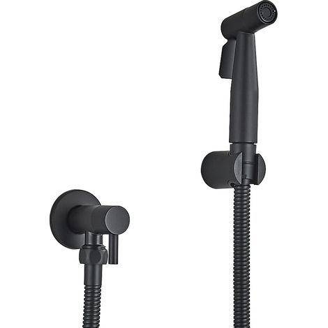 Suguword – Pulvérisateur de bidet pour toilettes – Acier inoxydable et laiton – Pression d'eau élevée – Installation murale facile