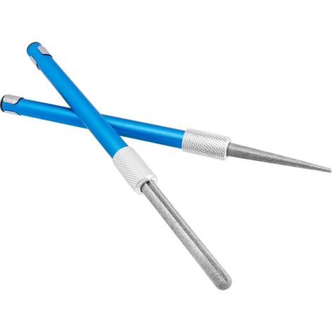 2-teiliges Messerschärfer-Set mit Wellenschliff, ausziehbarem Diamant-Schärfstab, multifunktionales Messerschärfwerkzeug für Outdoor-Kochen, Angeln und Jagen