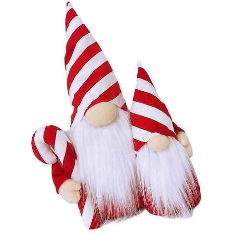 Bonnets de Fête Gnomes Poupées Grand Nez Décoration Noël Bureau Chevet (1/4)