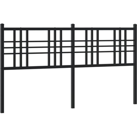 Tête de lit,Panneau décoratif métal noir 160 cm CFW4430875 (1/5)