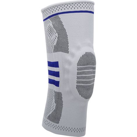 Kniebandage mit Patellaschutz für Outdoor-Sportarten, gestrickt, atmungsaktiv, Kompressionsärmel, Größe M (1/5)