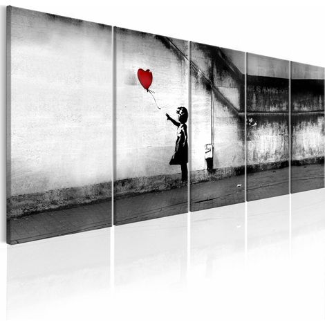 Tableau ballon en fuite banksy - 200 x 80 cm