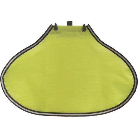 ABUS Hi-Viz Yellow Mechanical Neck Guard for Safety Helmets