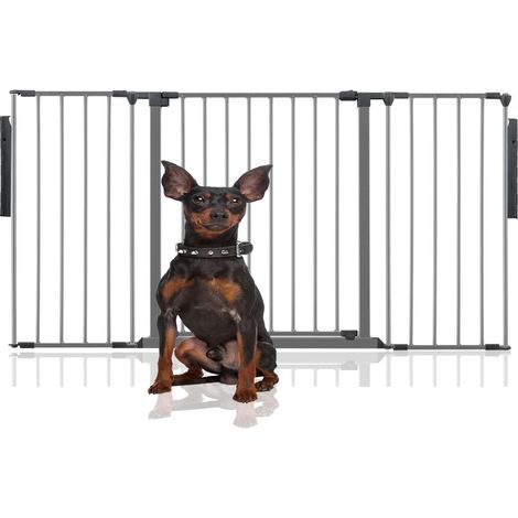 Bettacare Premium Multi Panel Flexible Pet Barrier, up to 154cm Wide, Grey, 70cm High