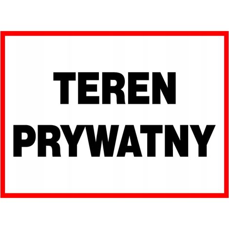 ZI-50 - Schild - PRIVATER BEREICH - 250x350
