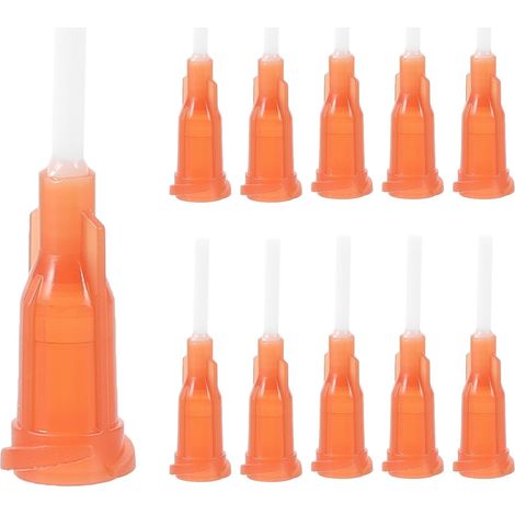 Lot de 50 Aiguilles Doseuses en Pp Réutilisables pour Colle Adhésive, Stable et Réduisant le Gaspillage, Fabrication Industrielle Lignes D'assemblage (1/5)