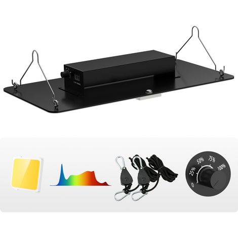 Mophorn LED-Wachstumslicht,200 W dimmbare Vollspektrumlampe,leistungsstarke Samsung-Dioden für Zimmerpflanzen,Setzlinge,Wachstum und Blüte,Gewächshausanbau,Daisy-Chain-Treiber