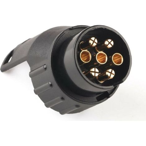 Adaptateur de remorque pour camping-car 7 à 13 broches prise électrique universel compatible avec véhicules de loisirs caravane (1/2)