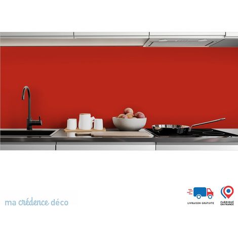 Crédence : Rose nacré RAL 3033 - Alu composite - 120 - 60 (1/3)