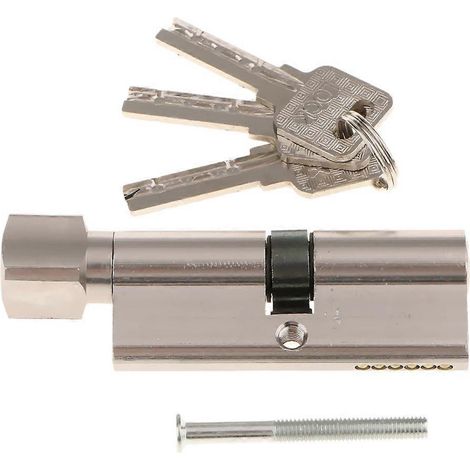 Accessoires pour serrure à cylindre de 70 mm : Cylindre de serrure de porte intérieure en alliage de zinc (1/5)